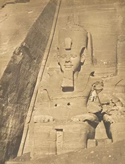 Pharaohs Gallery: Colosse oriental du Speos de Phre, a Abousembil (Portrait de Rhamsè
