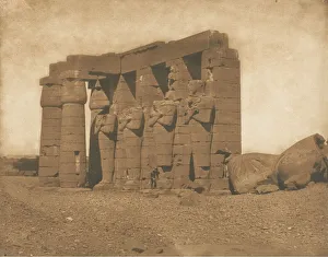 Colossal Prints: Colosses du Ramesseum, 1850. Creator: Maxime du Camp