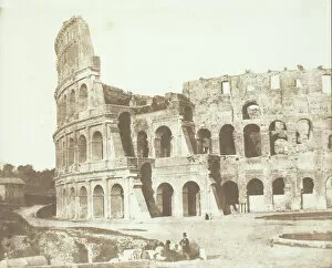 Images Dated 21st October 2021: Colosseum, Rome, 2nd View, May 1846. Creator: Calvert Jones