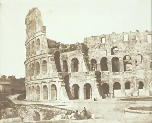 Images Dated 21st October 2021: Colosseum, Rome, 2nd View, May 1846. Creator: Calvert Jones
