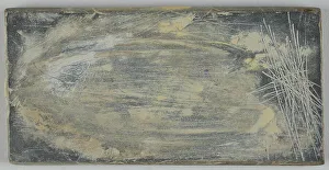 Colour mixing stone that belonged to Jean Moulin, between 1919 and 1938. Creator: Unknown