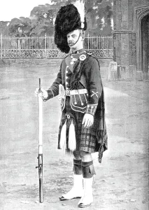 Gregory Co Prints: Colour-Sergeant, The Queens Own Cameron Highlanders, c1880. Artist: Gregory & Co