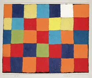 Pastel Prints: Colour Table 'Qu 1', 1930. Creator: Paul Klee