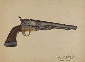 Bernard Krieger Gallery: Colt Revolver, c. 1936. Creator: Bernard Krieger