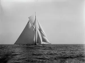 Ng Herreshoff Prints: Columbia, 1899 Aug 2, c1899. Creator: Johns Johnston