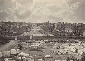 Capitol Collection: Columbia from the Capitol, 1865-1866. Creator: George N. Barnard