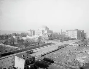 Campus Prints: Columbia College, New York, ca 1897. Creator: Unknown