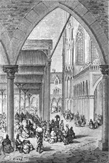Blanchard Collection: Columbia Market, 1872. Creator: Gustave Doré