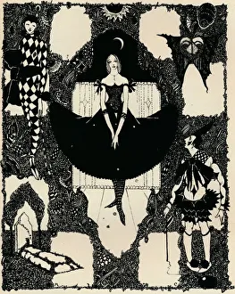Columbine Prints: Columbine, c 1900-1930, (1925). Artist: Harry Clarke