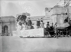 Float Prints: Columbus Memorial. Parade At Unveiling