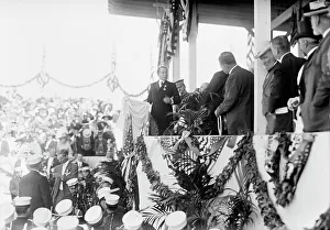 Columbus Fountain Prints: Columbus Statue Unveiling, 1912