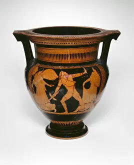 Mythological Collection: Column-Krater (Mixing Bowl), about 460 BCE. Creator: Unknown