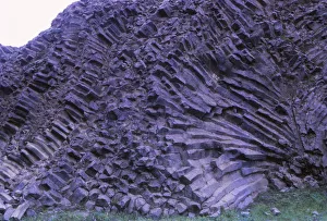 Columnar Basalt at Hljodaklettar (echo cliffs), Northern Iceland, 20th century. Artist: CM Dixon