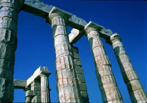 Doric Prints: Columns of the Temple of Poseidon at Cape Sounion