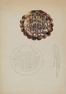 Round Collection: Comb, c. 1936. Creator: Sylvia DeZon