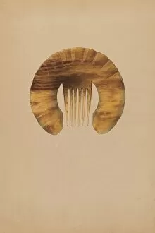 Bone Collection: Comb, c. 1937. Creator: John H. Tercuzzi