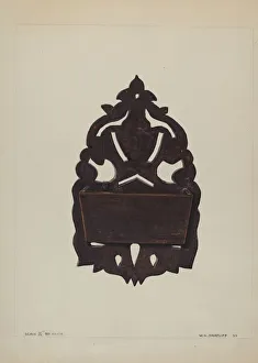 Shurtliff Collection: Comb Case, 1937. Creator: Wilford H. Shurtliff