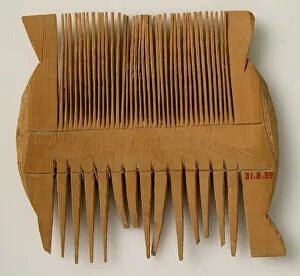 Comb, Coptic, 4th century. Creator: Unknown