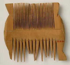 Woodwork Prints: Comb, Coptic, 4th century. Creator: Unknown