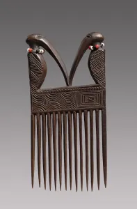 Central Africa Prints: Comb, mid-late 1800s. Creator: Unknown