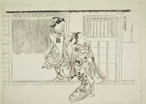 Comb Rashomon (Sashigushi Rashomon), no. 3 from a series of 12 prints depicting