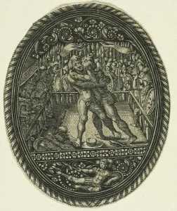 Fighter Prints: Combat, 1620/50. Creator: Antoine Jacquard