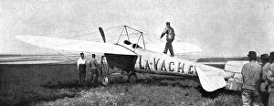 Landing Ground Prints: Combat Aerien; Deux poilus de l'air; Le monoplan de Vedrines; a gauche
