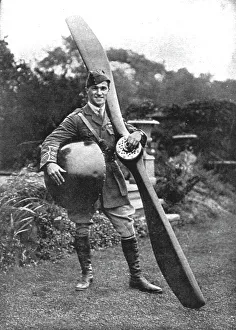 Fighter Ace Prints: Combat Aerien; Parmi les forces alliees aerienes; L as anglais Albert Ball