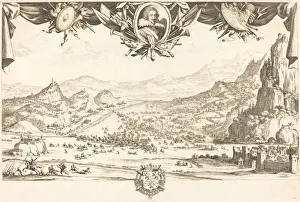 The Combat of Avigliana, in or after 1631. Creator: Jacques Callot
