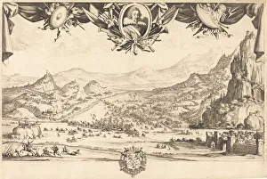 The Combat of Avigliana, in or after 1631. Creator: Jacques Callot