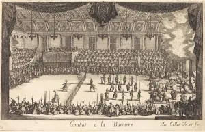 Onlookers Collection: Combat at the Barrier, 1627. Creator: Jacques Callot