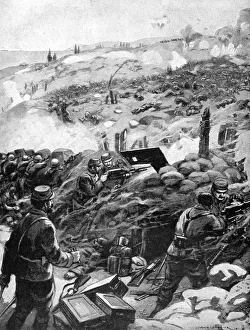 Hellespont Collection: Combat in the Dardanelles, Achi Baba, 1915