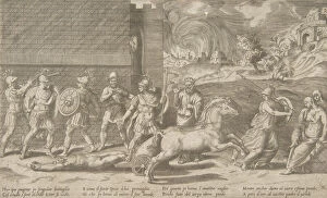 Dragging Gallery: The combat of Hector and Achilles, and Achilles dragging the body of Hector around