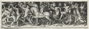 1518 19 C 1583 Prints: Combats and Triumphs. Creator: Etienne Delaune (French, 1518 / 19-c. 1583)