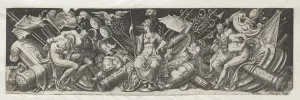 1518 19 C 1583 Prints: Combats and Triumphs No. 1. Creator: Etienne Delaune (French, 1518 / 19-c. 1583)
