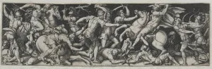 1518 19 C 1583 Prints: Combats and Triumphs No. 11. Creator: Etienne Delaune (French, 1518 / 19-c. 1583)