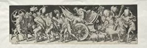 Etienne Delaune Gallery: Combats and Triumphs No. 2: Triumphant March. Creator: Etienne Delaune (French, 1518 / 19-c)