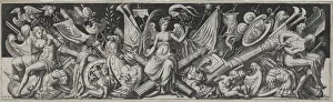 1518 19 C 1583 Prints: Combats and Triumphs No. 3. Creator: Etienne Delaune (French, 1518 / 19-c. 1583)