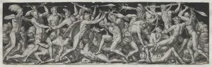 1518 19 C 1583 Prints: Combats and Triumphs No. 7. Creator: Etienne Delaune (French, 1518 / 19-c. 1583)