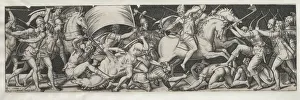 1518 19 C 1583 Prints: Combats and Triumphs No. 9. Creator: Etienne Delaune (French, 1518 / 19-c. 1583)