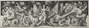 1518 19 C 1583 Prints: Combats and Triumphs, probably 1560s. Creator: Etienne Delaune (French, 1518 / 19-c. 1583)