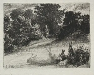 1818 1910 Prints: Combe Bottom. Creator: Francis Seymour Haden (British, 1818-1910)