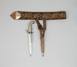 Firearms Collection: Combination Hunting Dagger and Double-Barrel Percussion Pistol... of Emperor Maximilian