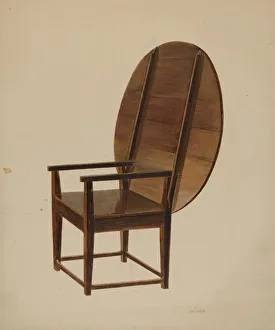 Joseph Sudek Prints: Combination Table and Chair (as chair), c. 1938. Creator: Joseph Sudek