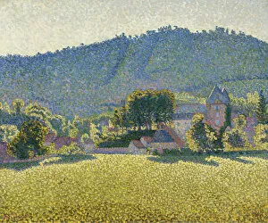 Signac Gallery: Comblat-le-Chateau, La Vallee (Opus 163), 1887