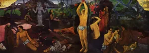 Group Of People Collection: Where Do We Come From - What Are We? - Where Are We Going?, 1936. Artist: Paul Gauguin