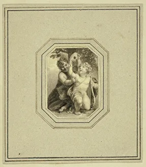Hexagonal Prints: Comedy, 1804. Creator: William Marshall Craig