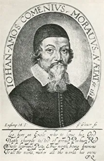 Latin Prints: Comenius, 1642, (1947). Creator: George Glover