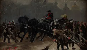 Sweeping Prints: There Comes the Tsar, 1885. Creator: Jacek Malczewski