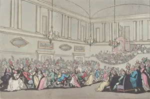 Comforts of Bath, Plate 10, January 6, 1798. January 6, 1798. Creator: Thomas Rowlandson Comforts of Bath, Plate 10, January 6, 1798. January 6, 1798. Creator: Thomas Rowlandson